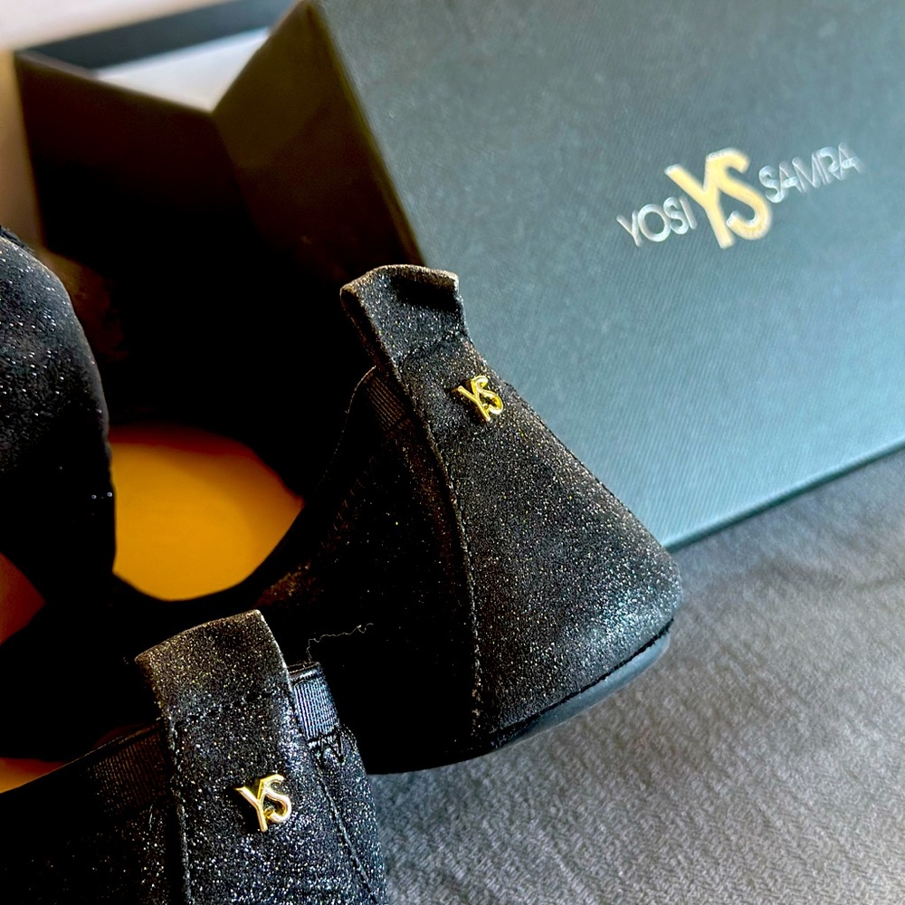 Black Yosi Samra black size 7 (worn once) Like new!